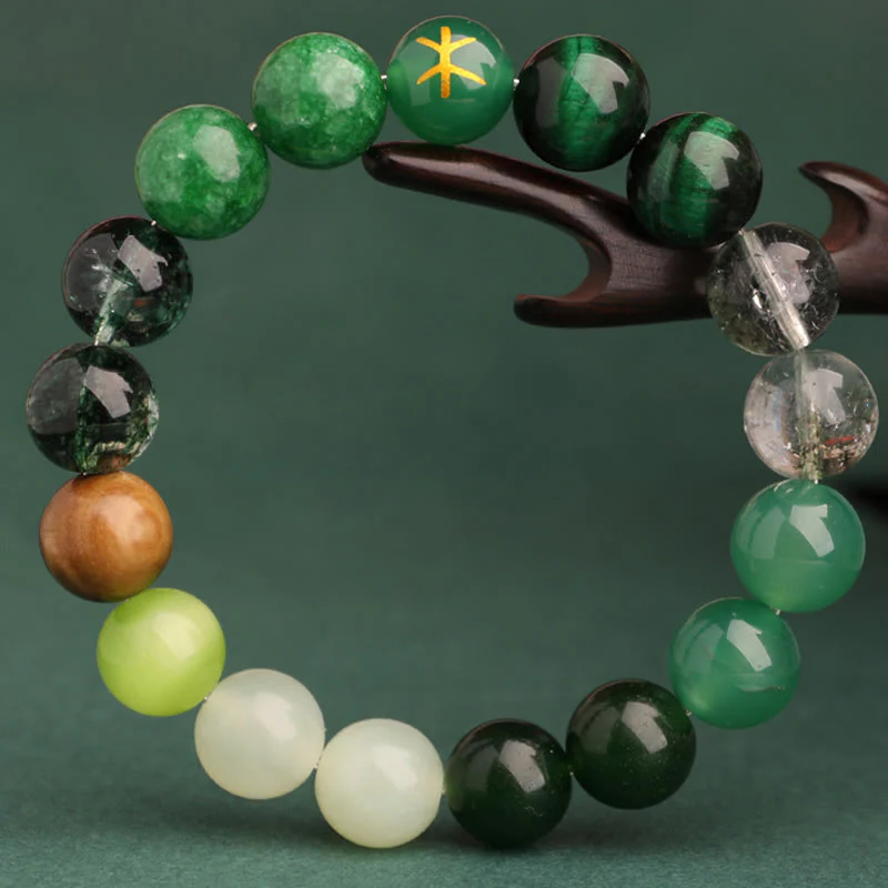 Bracciale Buddha Stones Five Elements Vari Agata Equilibrio Fortuna - Image 16