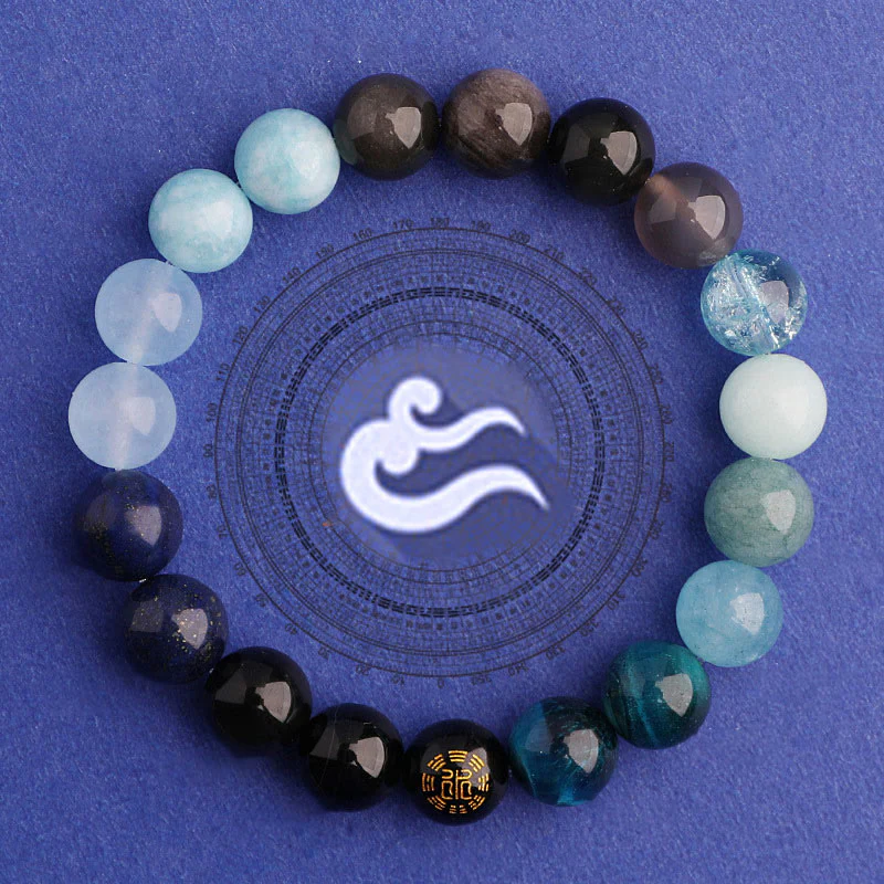Bracciale Buddha Stones Five Elements Vari Agata Equilibrio Fortuna - Image 27