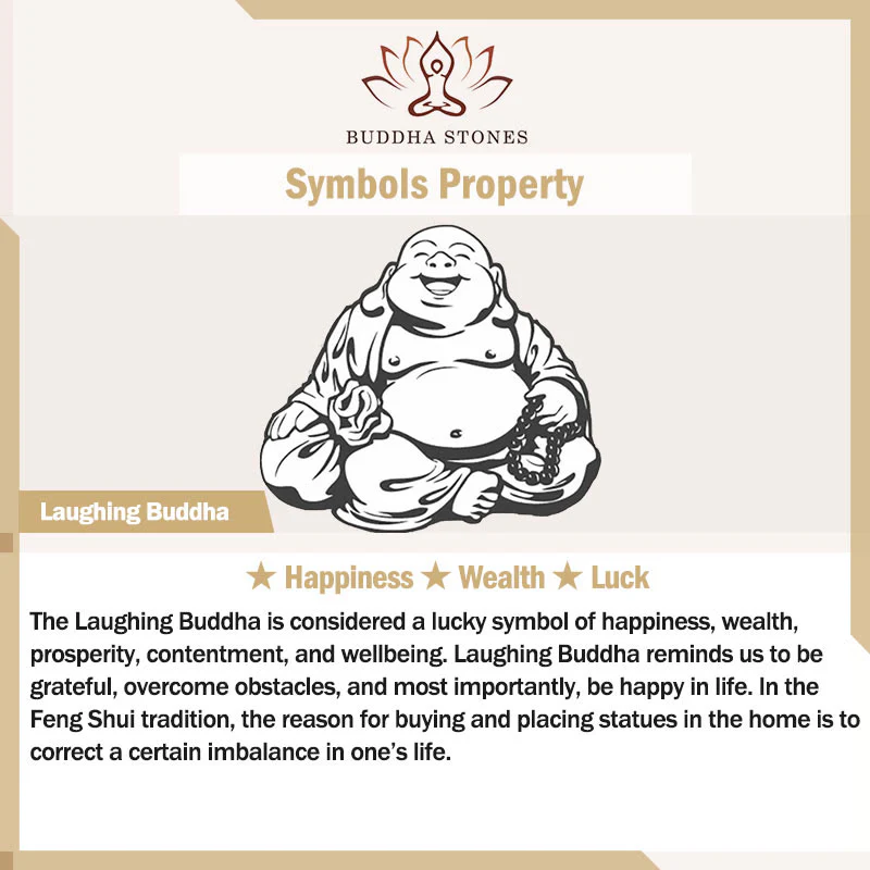 Bracciale Buddha Stones Rainbow Obsidian Laughing Buddha Positive Transformation - Image 7