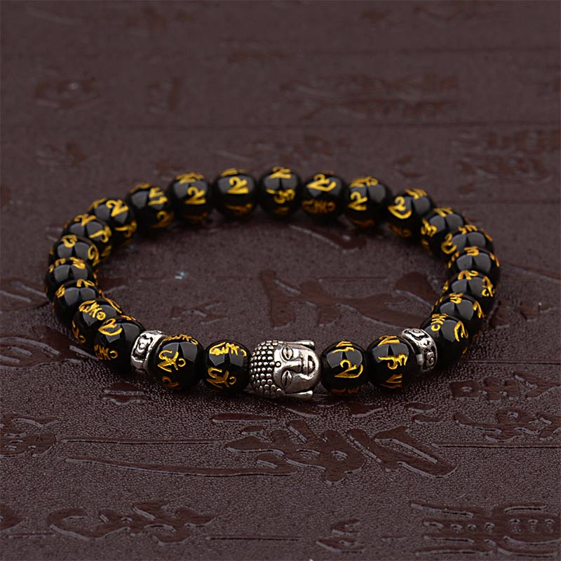 Braccialetto amuleto mantra tibetano Buddha Buddha Stones - Image 6