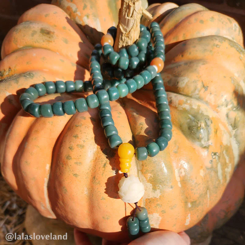Braccialetto di successo Buddha Stones Lotus Cyan Bodhi Seed - Image 3