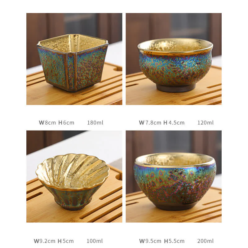 Buddha Stones Tazza da tè in ceramica colorata Tazze da tè - Image 33