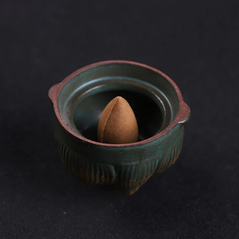 Decorazione per bruciatore di incenso sospeso Buddha Stones meditazione di loto - Image 5