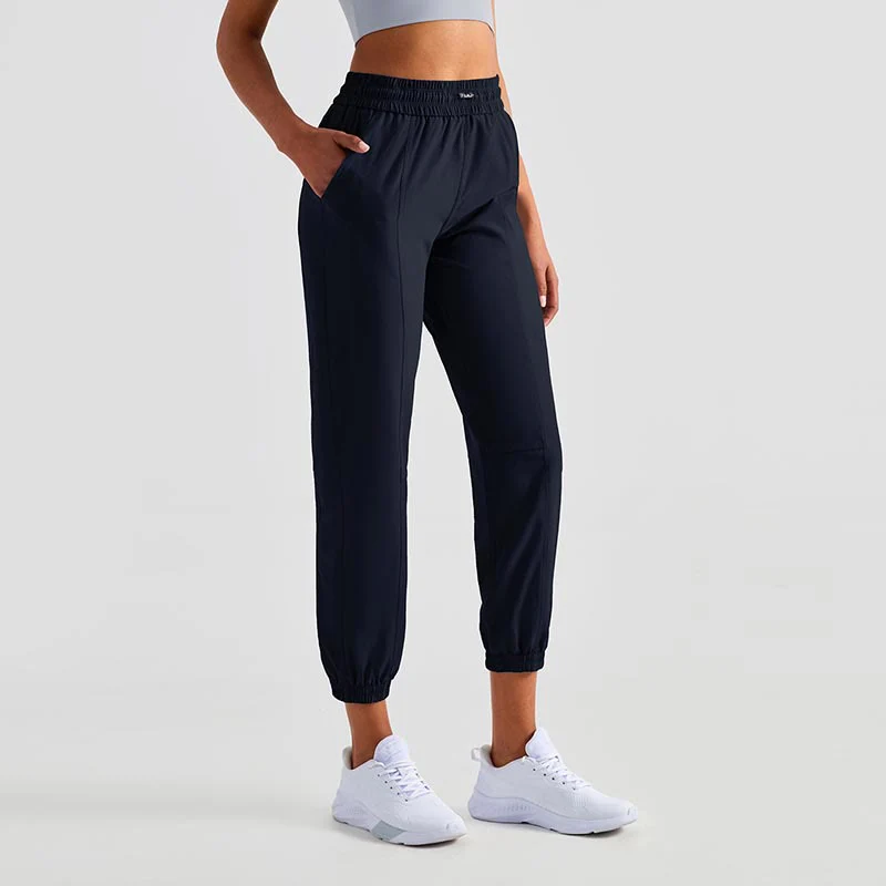Pantaloni da jogging sportivi da yoga fitness a vita alta con tasche Buddha Stones - Image 20