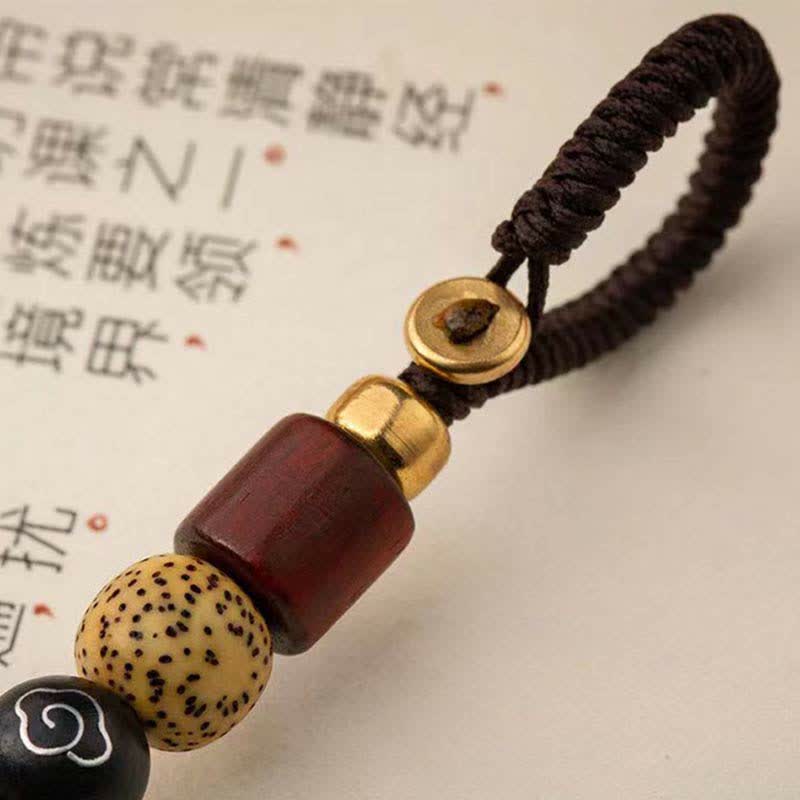 Portachiavi in rame con pietre Buddha Stones PiXiu Wealth - Image 11